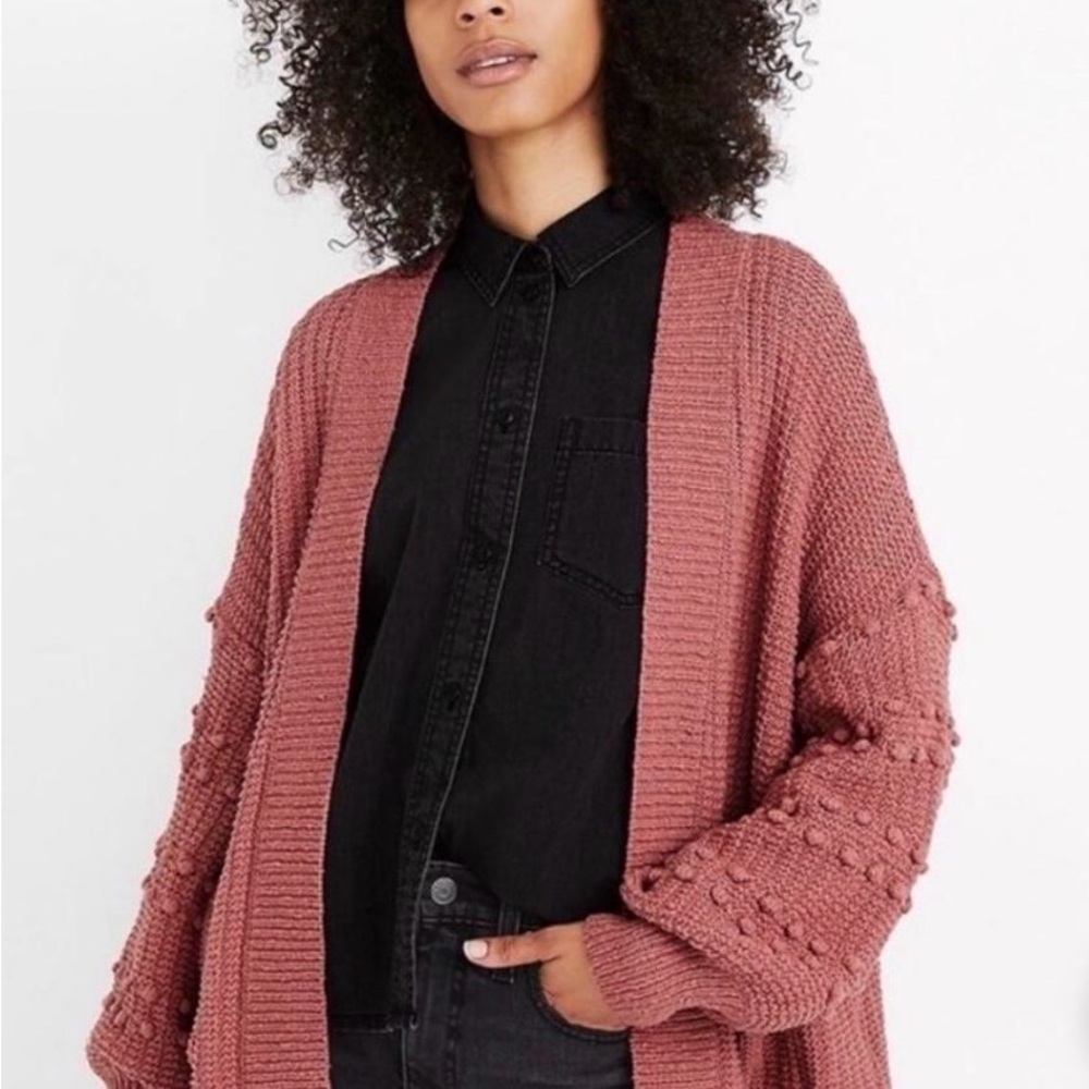 Madewell Bobble Cardigan Sweater